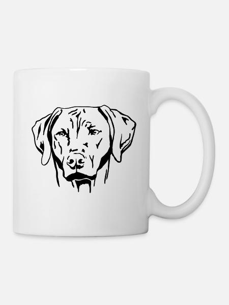 Rhodesian Ridgeback - Tasse - Weiß
