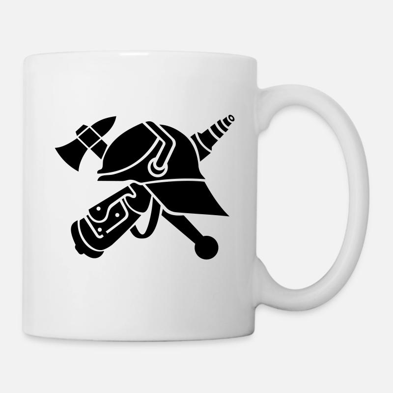Feuerwehr Logo - Tasse - Weiß