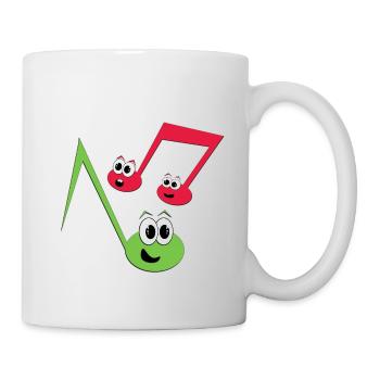 Fugly Noten - Tasse - Weiß - Rechts