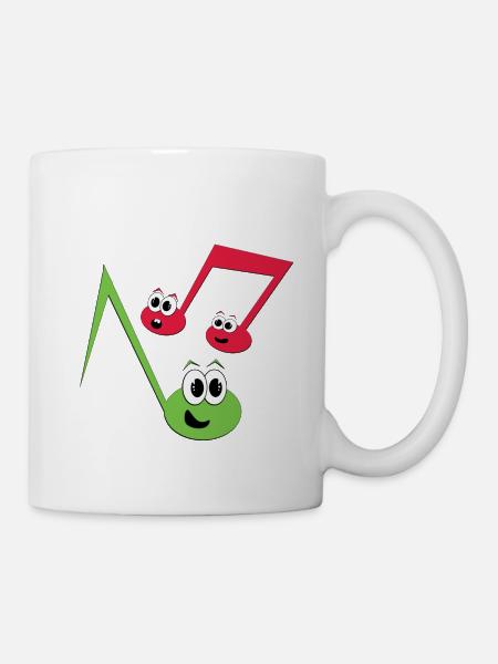 Fugly Noten - Tasse - Weiß