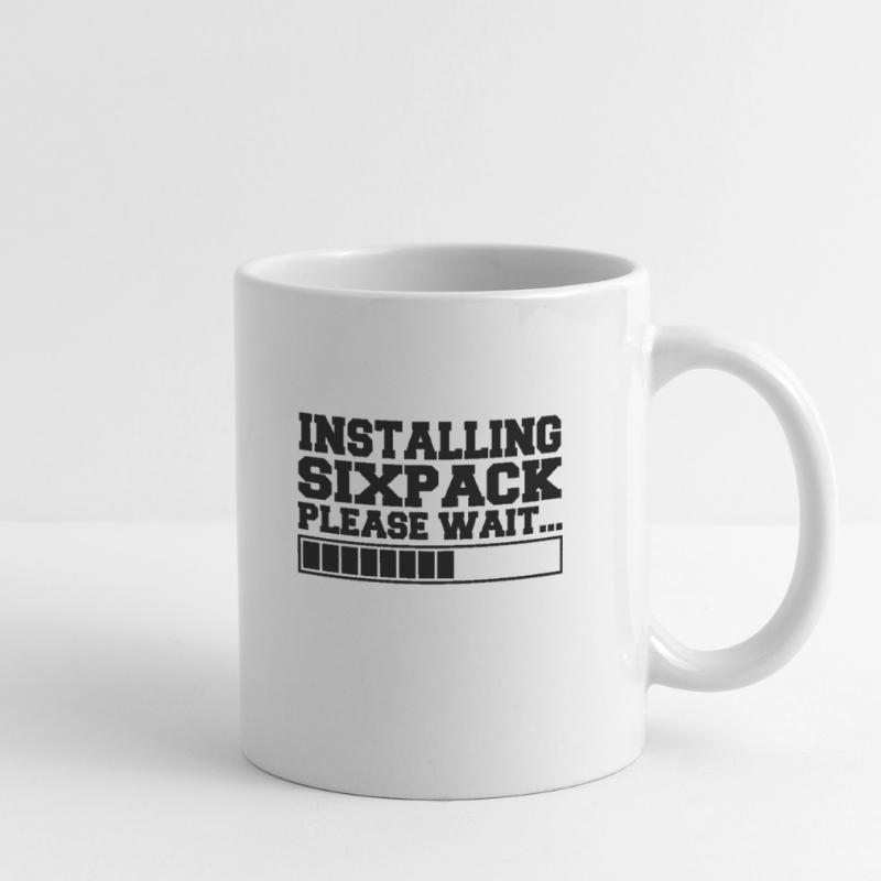 INSTALLING SIXPACK 2 Mug blanc