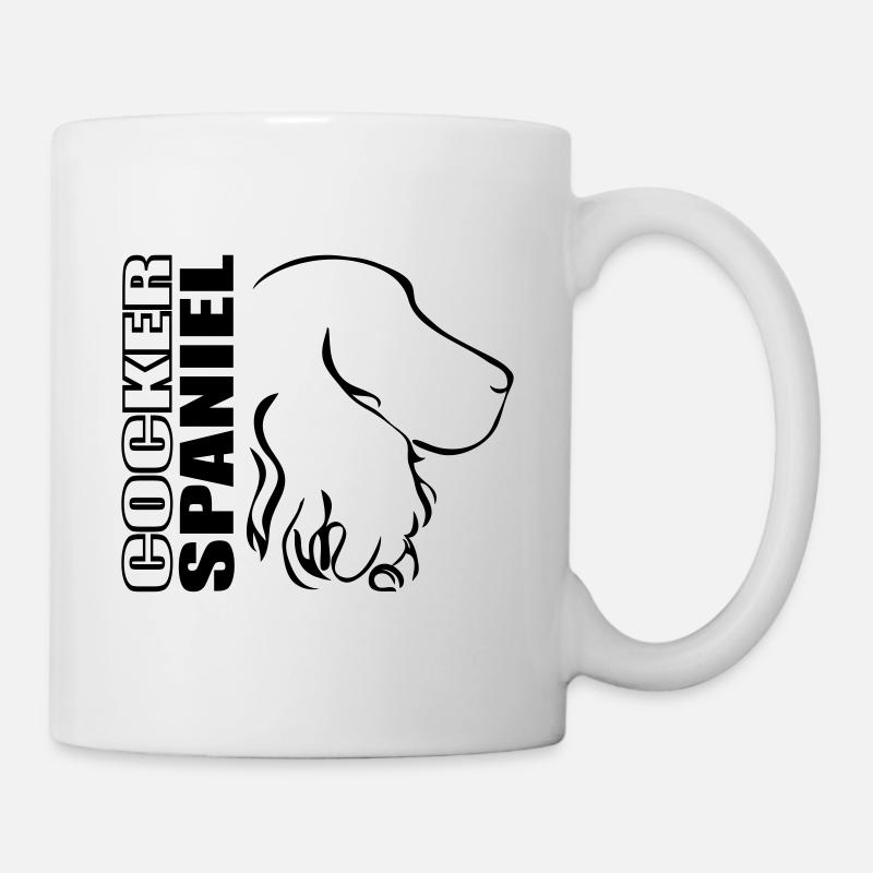 COCKER PROFIL - Mug blanc - blanc