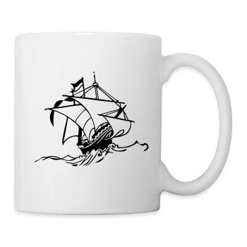 Schiff - Tasse - Weiß - Rechts