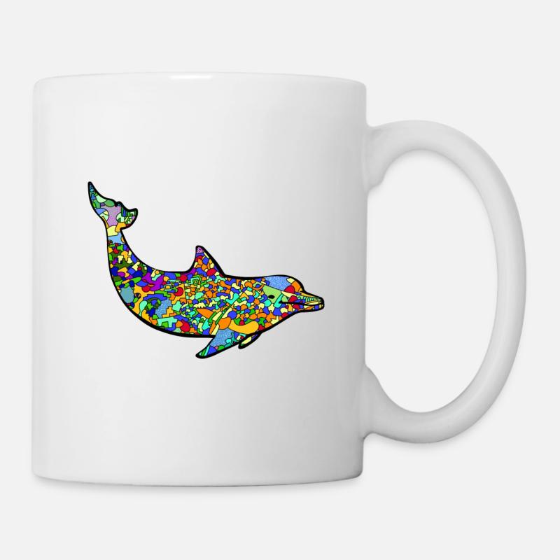 Dolphin - Delfin - Tasse - Weiß