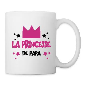 la princesse de papa - Mug blanc - blanc - Droite