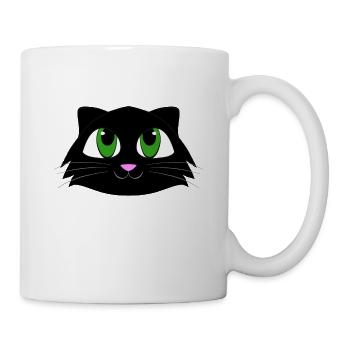 Cat - Tasse - Weiß - Rechts