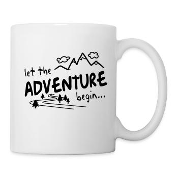 Let the Adventure begin - Mug - white - Right