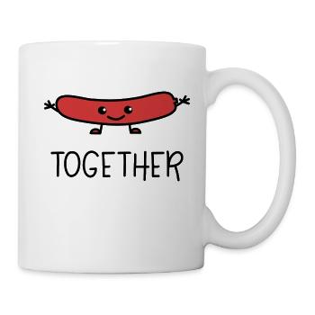 Better Together Partnerlook (Part2) Hot Dog - Mug - white - Right