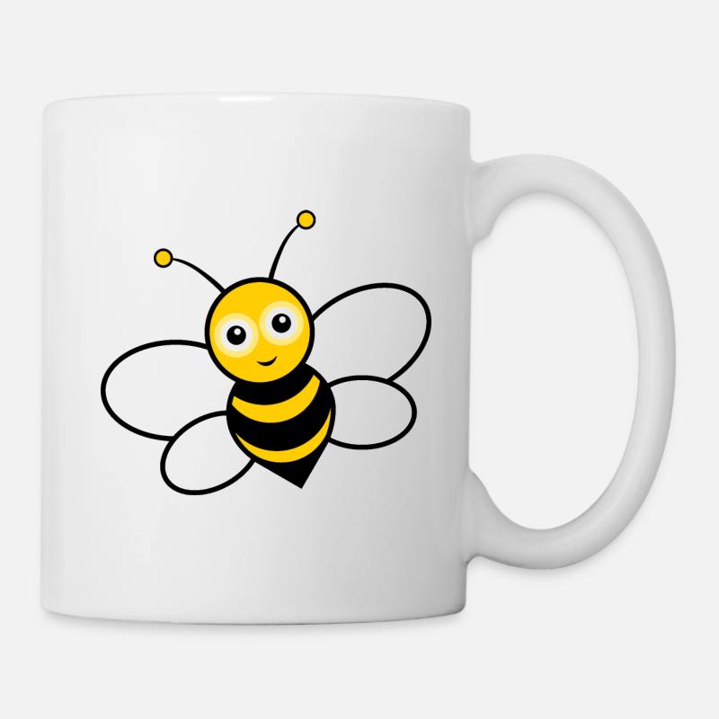 Biene - Tasse - Weiß