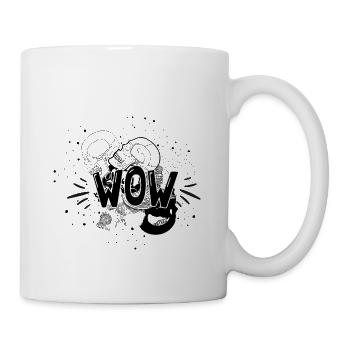 WOW - Tasse - Weiß - Rechts