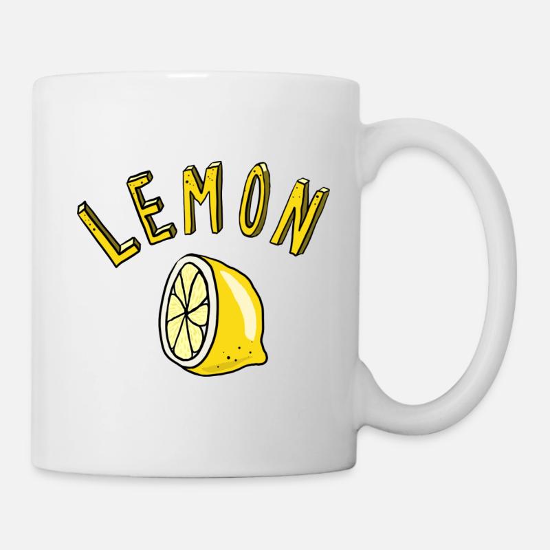 Citron - parce que l'acide te rend drôle! - Mug blanc - blanc