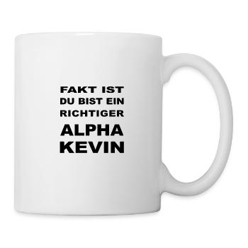 Alpha Kevin idiot gift - Mug - white - Right