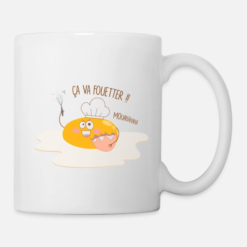 egg is going to whip - Mug - white