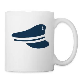 Cap maritime motif for fur seals as a gift - Mug - white - Right