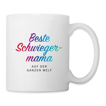 Beste Schwiegermama - Tasse - Weiß - Rechts
