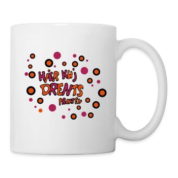 Hier kuj Drents proaten - Tasse - Weiß - Rechts