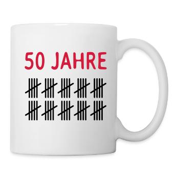 50 years - Mug - white - Right