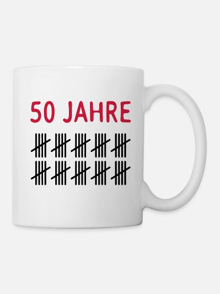 50 Jahre - Tasse - Weiß