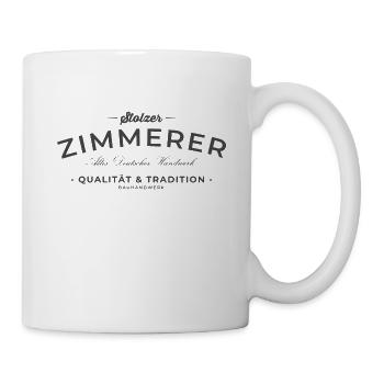 PROUD ZIMMERMANN Carpenter Construction Gifts Shirts - Mug - white - Right