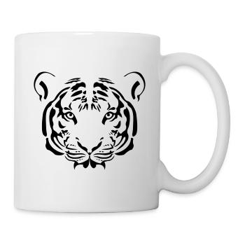 tigre - Mug blanc - blanc - Droite