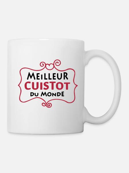 Meilleur CUISTOT du monde (2c) - Mug blanc - blanc