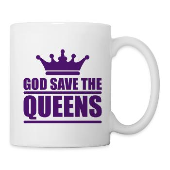 God save the queens (1 color) - Mug blanc - blanc - Droite