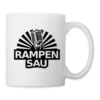 Rampensau Bühne Comedian Sänger - Tasse - Weiß - Rechts