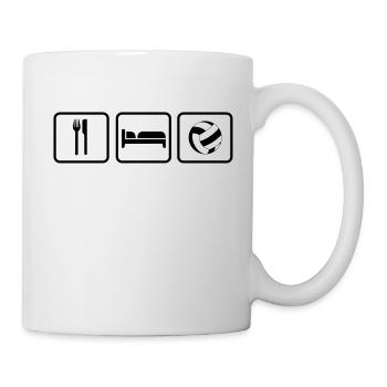 Eat Sleep Volleyball - Mug blanc - blanc - Droite