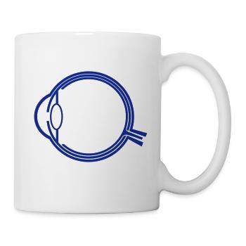 Auge Anatomie_g1a - Tasse - Weiß - Rechts
