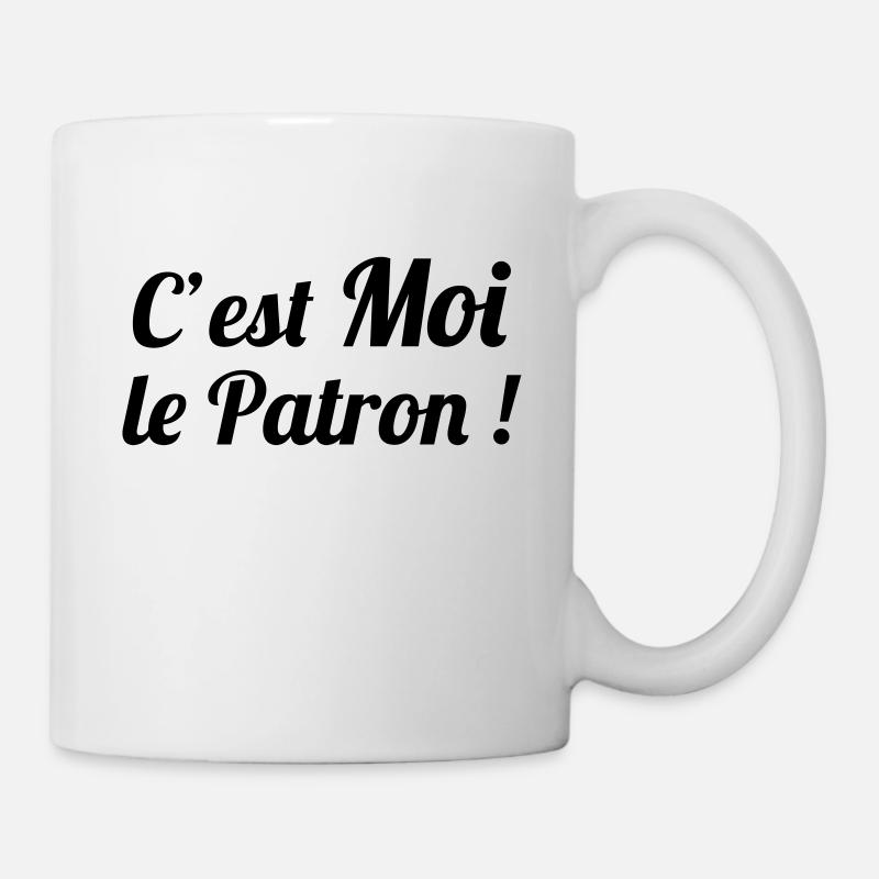 c'est MOI le Patron ! - Mug blanc - blanc