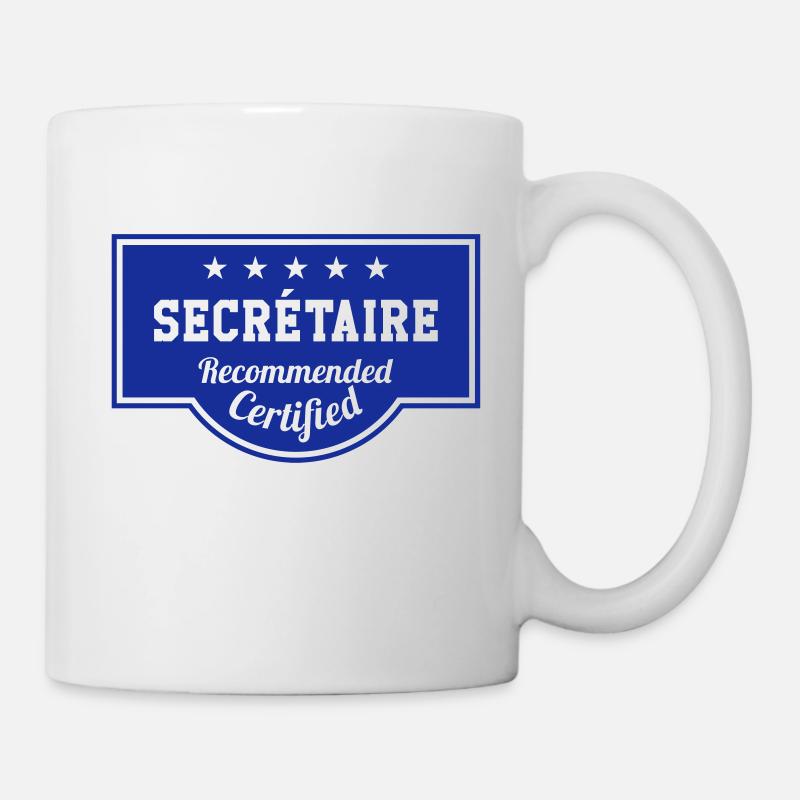 Secrétaire - Mug blanc - blanc