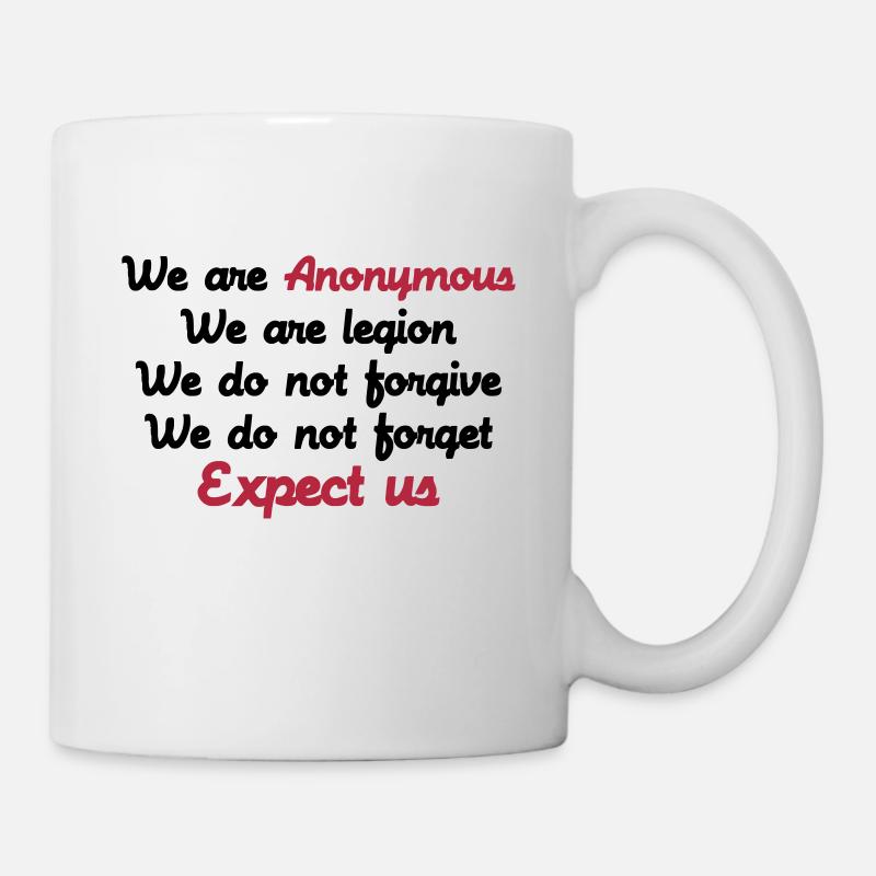 Anonymous - Mug - white