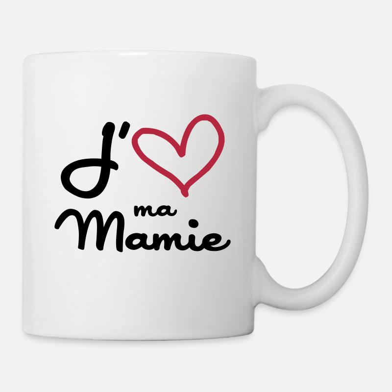 J'aime ma Mamie - Mug blanc - blanc