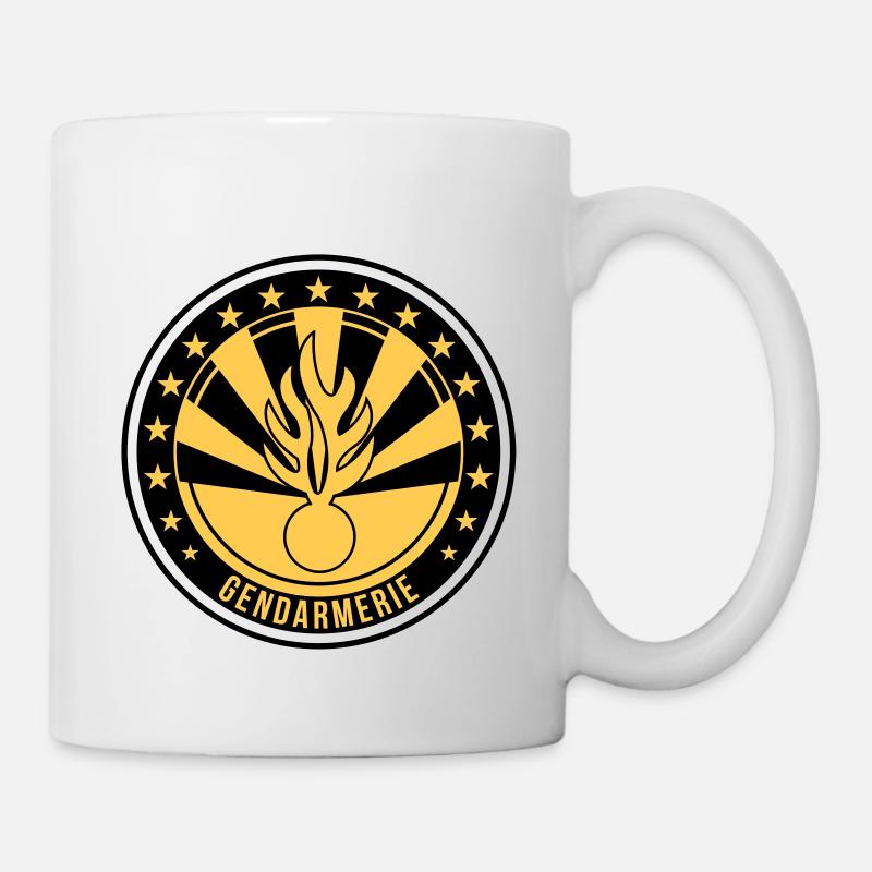 Gendarme / Gendarmerie - Mug blanc - blanc
