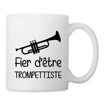 Trompettiste / Trompette / Musique / Jazz / Music - Mug - white - Right