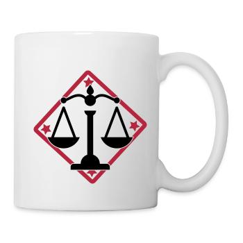Rechtsanwalt / Advokat / Anwalt / Richter / Recht - Tasse - Weiß - Rechts