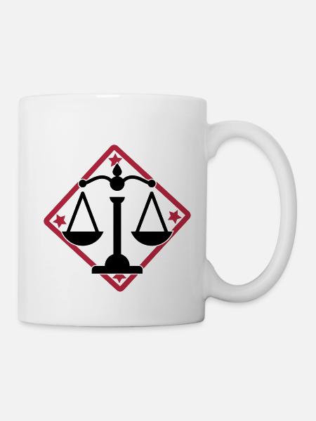 Avocat / Avocate / Justice / Tribunal / Police - Mug blanc - blanc