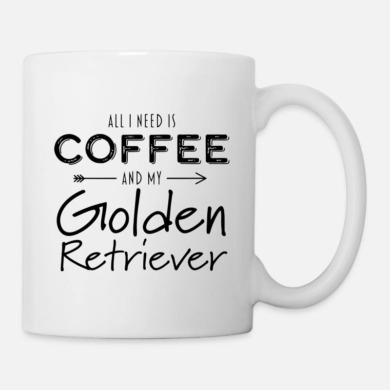 Golden Retriever dog coffee - Mug - white