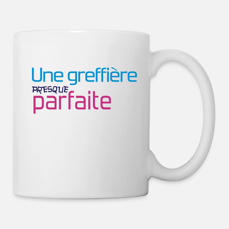 Greffier / Greffière / Loi / Tribunal / Justice - Mug blanc - blanc