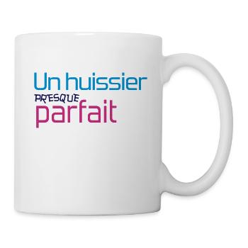 Huissier / Justice / Loi / Tribunal / Notaire - Mug blanc - blanc - Droite