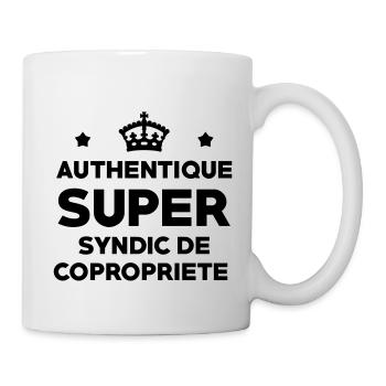 Immobilier / Appartement / Maison / Syndic - Mug blanc - blanc - Droite