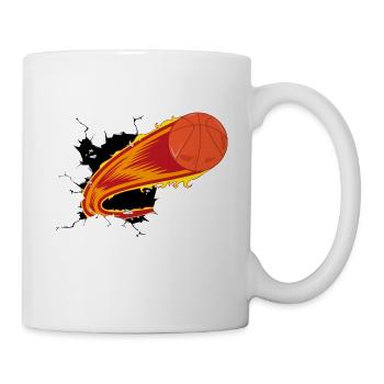 Basketball Club hobby fire breakthrough - Mug - white - Right