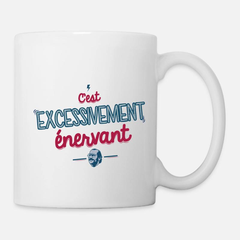 Excessivement Enervant - Mug blanc - blanc