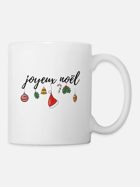 joyeux noel christmas - Mug - white