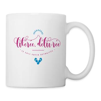 Enfin retraitée - Mug blanc - blanc - Droite
