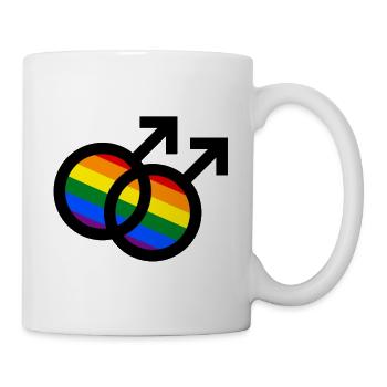 Gay Symbol Gay Gay Gift Flag Gay - Mug - white - Right