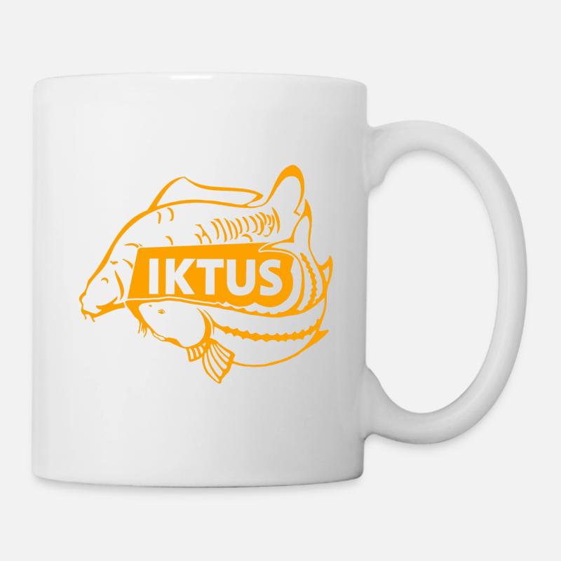 Iktus Carp Sturgeon - Mug blanc - blanc