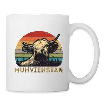 Muhviestar - Tasse - Weiß - Rechts