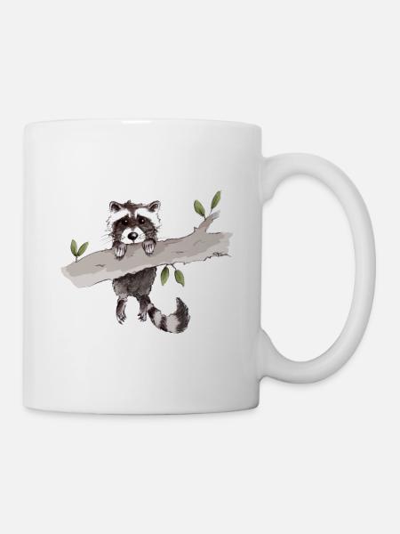 racoon - Mug - white