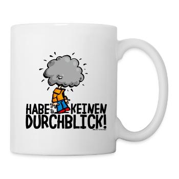 POPEL fehlt der Durchblick - Tasse - Weiß - Rechts